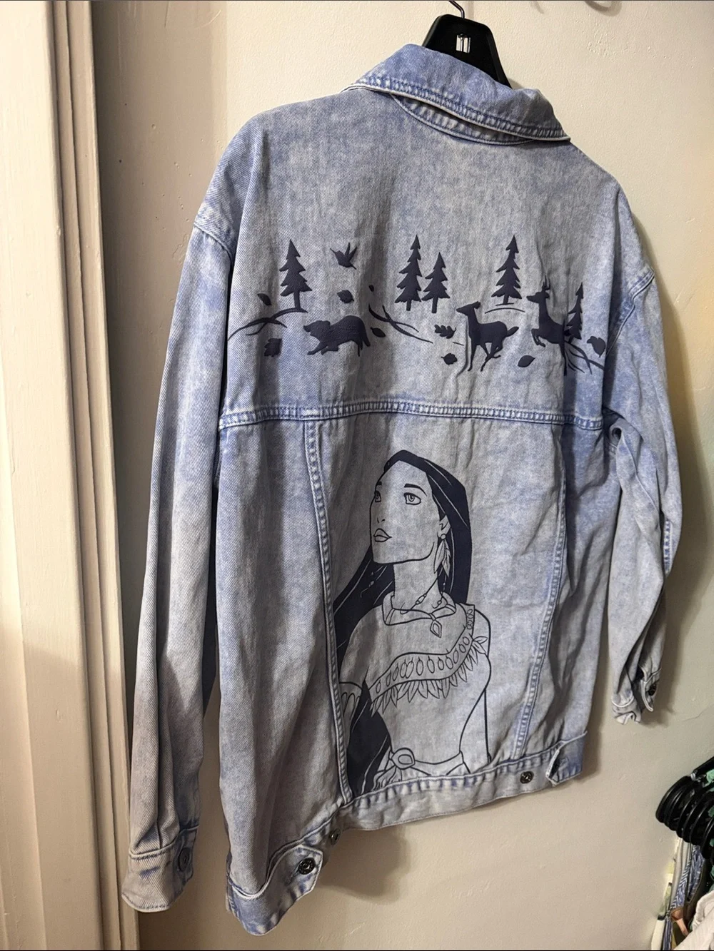 Disney Women’s Pocahontas Denim Jacket by Spirit Jersey